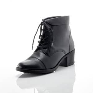 Coturno Couro Preto