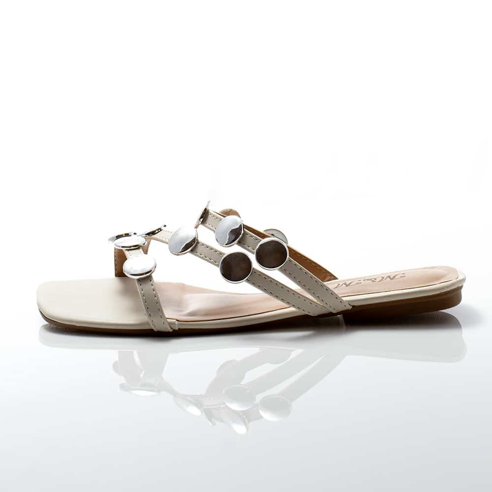 Rasteirinha Off White